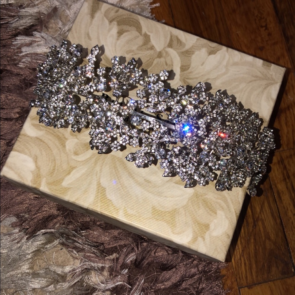 FULLY SWAROVSKI CRYSTAL CUSTOM MADE HEAD PIECE